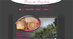 Desktop Screenshot of ferme-grezelade.fr